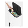 Bo Whıte Dokunmatik Çöp Kutusu 36 Lt.