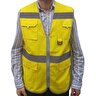 Formteks İşçi Çok Cepli Reflektörlü Alet Yeleği Sarı