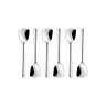 Lüks Paslanmaz Çelik 6'lı Dondurma, Tatlı, Helva Kaşığı, Gümüş Renk 6 Adet