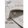 Modern Tasarımlı Pamuk Tabanlı Geometrik Desenli Saçaklı Bej Renkli Halı