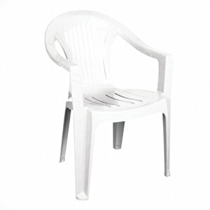 Holiday Plastik Bahçe Sandalyesi Beyaz