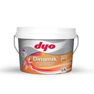 Dinamik Sil Mat Iç Cephe 2,5 Lt Beyaz
