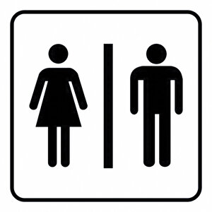 Pvc Foam Yönlendirme Cihazları A Bay ve Bayan WC
