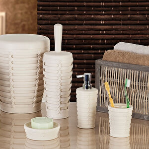Palm Banyo Aksesuarı Diş Fırçalık Bej