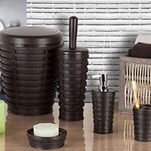 Palm Banyo Aksesuarı Sıvı Sabunluk Kahve