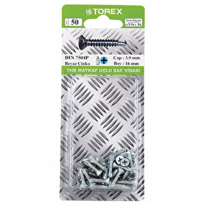 YHB Matkap Uçlu Sac Vidası DIN 7504P 3,9X16 mm