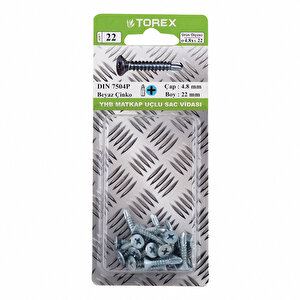 DIN 7504P YHB Matkap Uçlu Vida 4,8x22 mm