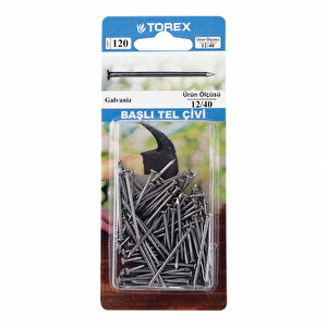 Başlı Tel Çivi Mat 12x40 mm