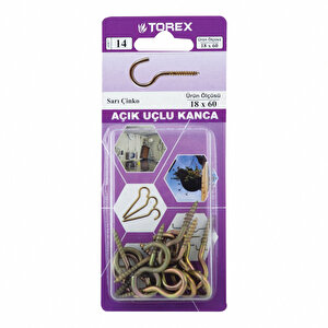 Açık Uçlu Kanca 18x60 mm