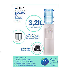 Aqua Vision Soğuk Ilık Su Sebili SS01B