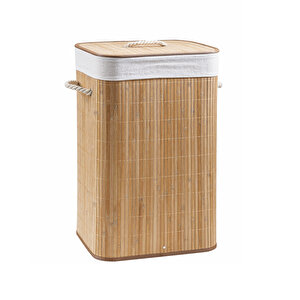 Bambu Katlanabilir Çamaşır Sepeti 52 Litre
