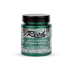 Titanium Metalik Hobi Boyası Yeşil 90 cc