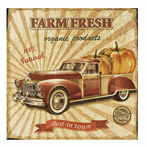 Farm Fresh Ahşap Tablo AHSP-014