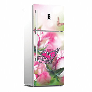 Tilki Dünyası Buzdolabı Kapağı Kaplama Sticker 0252 Tilki/76068