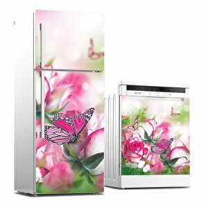 Tilki Dünyası Buzdolabı Ve Bulaşık Makinesi Takım Sticker 0155 Tilki/76035
