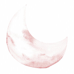 Tilki Dünyası Bulut Üzerinde Uyuyan Yavru Fil , Yıldızlar Pembe Bulutlar Çocuk Odası Sticker Tilki/75991