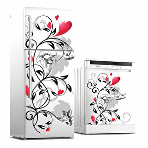 Tilki Dünyası Buzdolabı Ve Bulaşık Makinesi Takım Sticker 0151 Tilki/75951