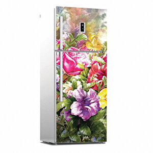 Tilki Dünyası Buzdolabı Kapağı Kaplama Sticker 0228 Tilki/75945
