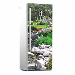 Tilki Dünyası Buzdolabı Kapağı Kaplama Sticker 0219 Tilki/75936