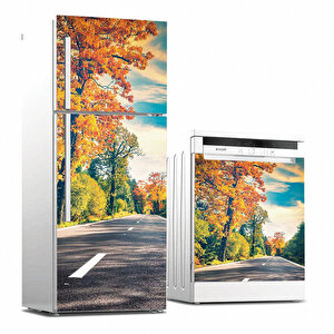 Tilki Dünyası Buzdolabı Ve Bulaşık Makinesi Takım Sticker 0136 Tilki/75880