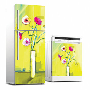 Tilki Dünyası Buzdolabı Ve Bulaşık Makinesi Takım Sticker 0134 Tilki/75878