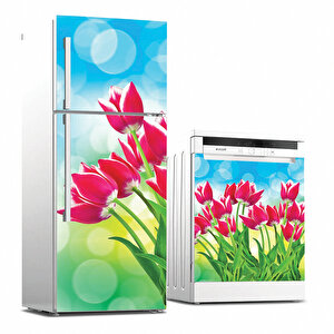 Tilki Dünyası Buzdolabı Ve Bulaşık Makinesi Takım Sticker 0115 Tilki/75859