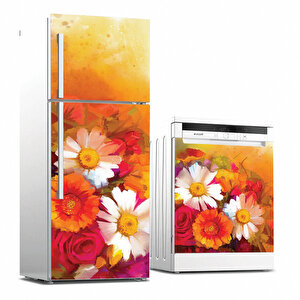 Tilki Dünyası Buzdolabı Ve Bulaşık Makinesi Takım Sticker 0111 Tilki/75855