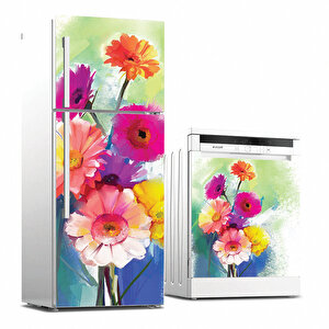 Tilki Dünyası Buzdolabı Ve Bulaşık Makinesi Takım Sticker 0110 Tilki/75854