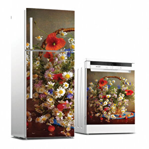 Tilki Dünyası Buzdolabı Ve Bulaşık Makinesi Takım Sticker 0102 Tilki/75832