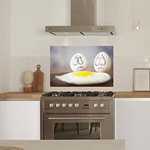 Tilki Dünyası Mutfak Ocağı Arkası Üzgün Yumurtalar Sticker Tilki/75674