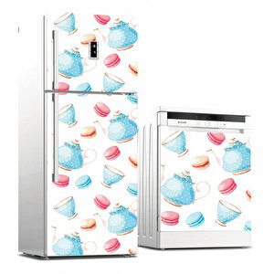 Tilki Dünyası Buzdolabı Ve Bulaşık Makinesi Takım Sticker 0056