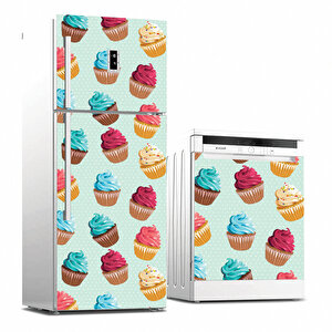 Tilki Dünyası Buzdolabı Ve Bulaşık Makinesi Takım Sticker 0055