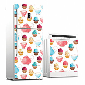 Tilki Dünyası Buzdolabı Ve Bulaşık Makinesi Takım Sticker 0050