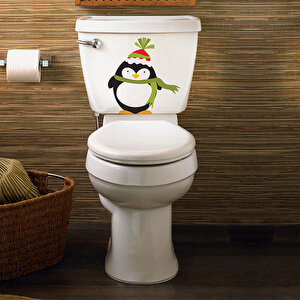 Tilki Dünyası Sevimli Penguen Klozet Kapağı Ve Banyo Sticker Tilki/73919  Tilki/73919