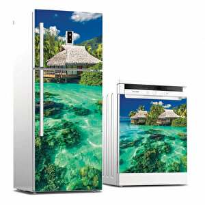 Tilki Dünyası Buzdolabı, Bulaşık Makinesi Ve Ocak Arkası Set Yapışkanlı Folyo 0032