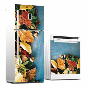 Tilki Dünyası Buzdolabı, Bulaşık Makinesi Ve Ocak Arkası Set Yapışkanlı Folyo 0026