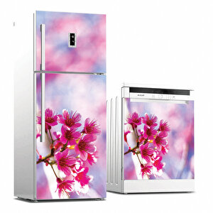 Tilki Dünyası Buzdolabı, Bulaşık Makinesi Ve Ocak Arkası Set Yapışkanlı Folyo 0006