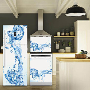 Tilki Dünyası Buzdolabı, Bulaşık Makinesi Ve Ocak Arkası Set Yapışkanlı Folyo 0001