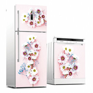 Tilki Dünyası Buzdolabı Ve Bulaşık Makinesi Takım Sticker 0024