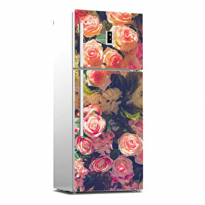 Tilki Dünyası Buzdolabı Kapağı Kaplama Sticker 0130 Tilki/74523