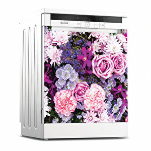 Tilki Dünyası Bulaşık Makinesi Kapak Sticker 0049