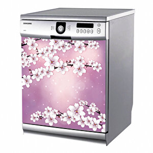 Tilki Dünyası Bulaşık Makinesi Kapak Sticker 0003