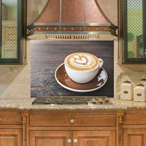 Tilki Dünyası Mutfak Ocağı Arkası Aşk Kahvesi Sticker Tilki/74213