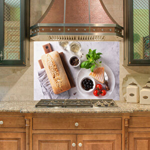 Tilki Dünyası Mutfak Ocağı Arkası Kahvaltı Hazır Sticker Tilki/74206