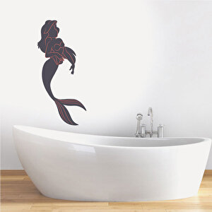 Deniz Kızı Duşakabin Ve Banyo Sticker 68,5 Cm Tilki/73961