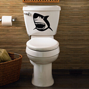 Tilki Dünyası Köpek Balığı Klozet Ve Banyo Sticker Tilki/73951