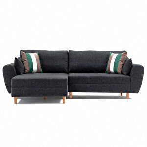 Evdebiz Igor Serisi Kose Koltuk Koyu Gri Sol Koctas