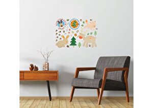 Ormanlı Desenli Duvar Sticker