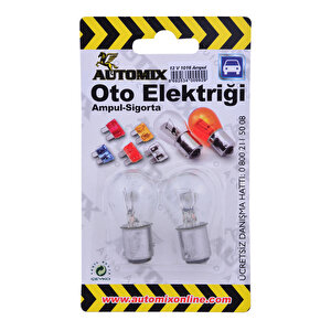 12 V 1016 Set Park Stop Sinyal Ampul 2 adet