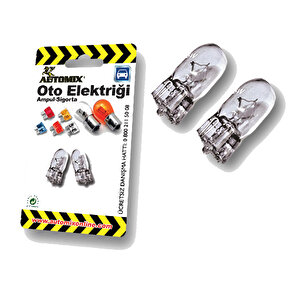 T 10 12 V 5 W Dipsiz Park Ampul Seti